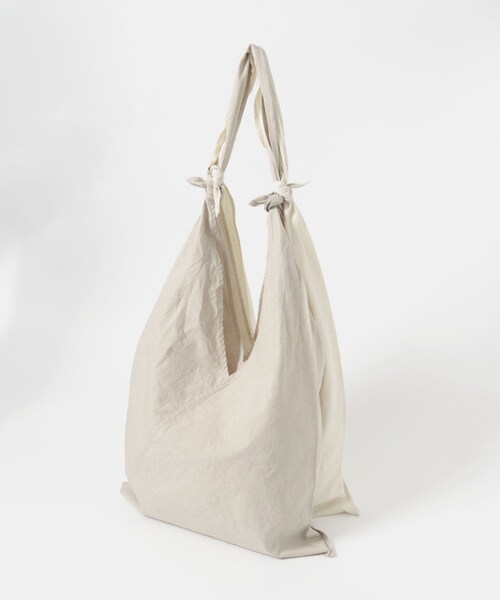 かぐれ（カグレ）の「MITTAN　大麻綿ウェザーWあずま袋 大（その他雑貨・レディース・白×生成/濃紺×黒・One）」の7枚目の写真