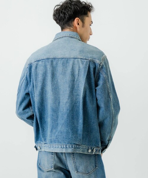 URBAN RESEARCH（アーバンリサーチ）の「13.5oz DENIM TYPE 2nd JACKET（デニムジャケット・メンズ・INDIGO/LT INDIGO/BLACK・S/M/L）」の21枚目の写真