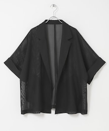 ITEMS URBANRESEARCH | メッシュ半袖ジャケット(ノーカラージャケット)