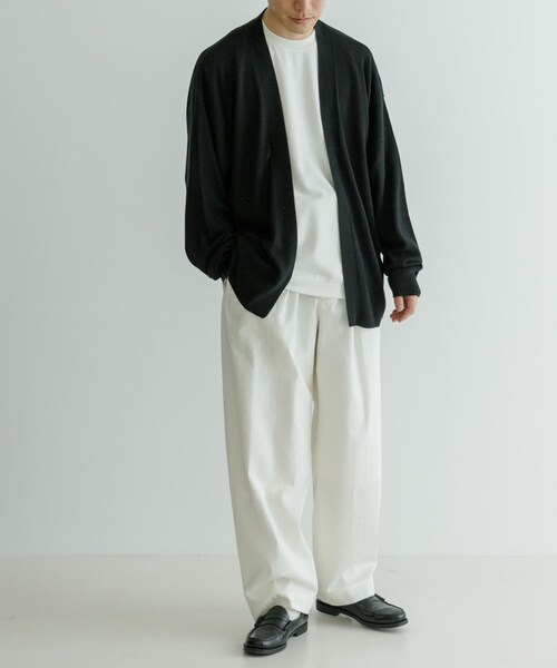 URBAN RESEARCH(アーバンリサーチ)の「SEEALL MANCHESTER PANTS(その他パンツ・メンズ・BLK×BLK/WHT×WHT・3/4)」の8枚目の写真
