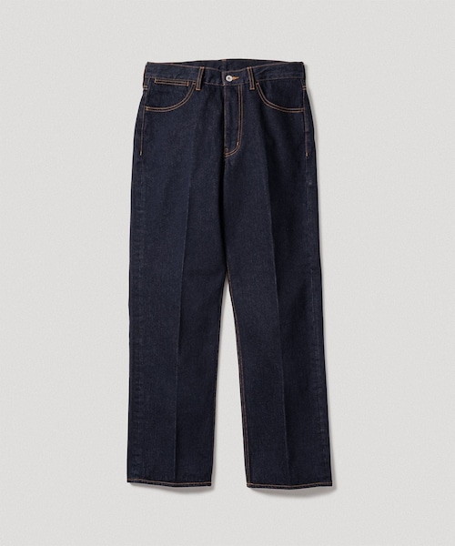 ADAM ET ROPE'(アダムエロペ)の「13oz デニムストレートスラックス / ADAM ET ROPE' JEANS(デニムパンツ・メンズ・ブラック系/ネイビー・L/M/S/XL)」の11枚目の写真
