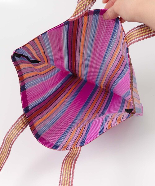 URBAN RESEARCH DOORS（アーバンリサーチドアーズ）の「マーケットトートバッグ（トートバッグ・レディース・BLUE/PINK・one）」の11枚目の写真