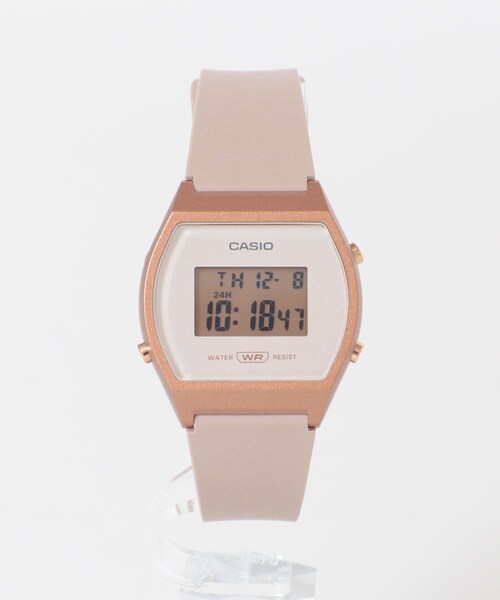URBAN RESEARCH DOORS（アーバンリサーチドアーズ）の「CASIO　メタルデジタルウォッチ（アナログ腕時計・レディース・ローズピンク/ブラック/ベージュ・-）」の9枚目の写真