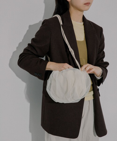 RODE SKO（ロデスコ）の「hun RODESKO　Tulle mini（ショルダーバッグ・レディース・BLACK/OYSTER・one）」の9枚目の写真