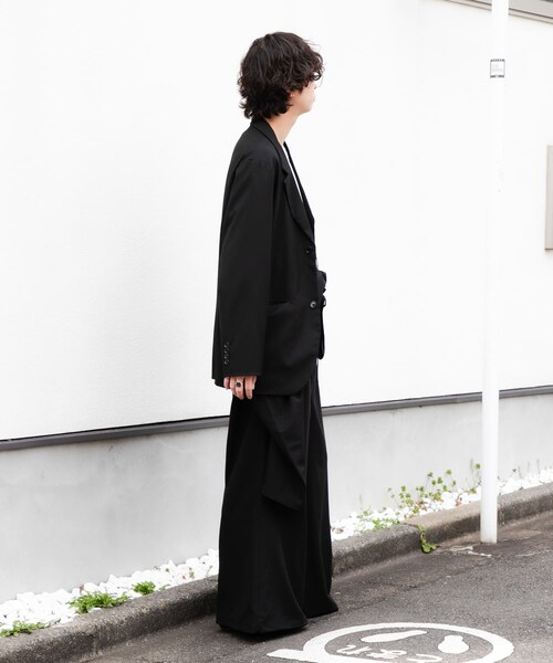 SENSE OF PLACE by URBAN RESEARCH（センスオブプレイスバイアーバンリサーチ）の「ベルトテッドジャンプスーツ（つなぎ/オールインワン・メンズ・BLACK/BEIGE・M/L）」の19枚目の写真