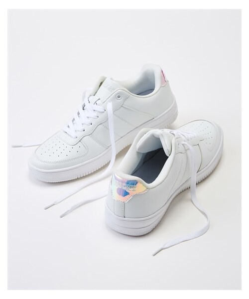 nissen（ニッセン）の「【ゆったり幅広】PERSON'S　レースアップスニーカー（ワイズ４Ｅ）（スニーカー・メンズ・ホワイト/ホワイト×ネイビー/ホワイト×オーロラ・23.5cm/4E/24.0cm/4E/24.5cm/4E/25.0cm/4E/25.5cm/4E/26.0cm/4E/26.5cm/4E/27.0cm/4E）」の19枚目の写真