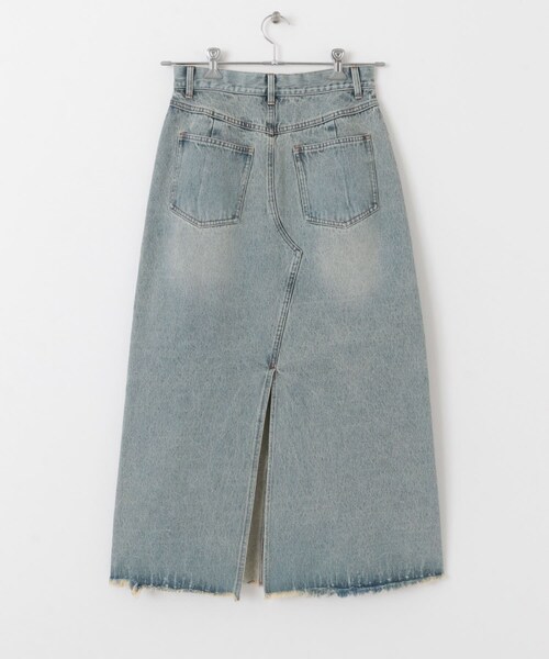 KBF（ケイビーエフ）の「バックスリットデニムスカート（デニムスカート・レディース・FADE BLUE/L.BLUE/BROWN・one）」の21枚目の写真