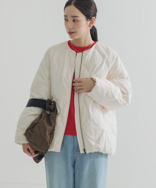URBAN RESEARCH(アーバンリサーチ)の「コクーンキルティングダウン(その他アウター・レディース・OFF WHITE/BROWN/BLACK・S/Free)」の11枚目の写真