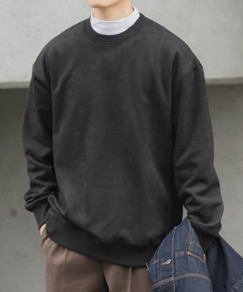 ITEMS URBANRESEARCH(アイテムズ アーバンリサーチ)の「裏フリースF.S.プルオーバー(その他トップス・メンズ・L.BEG/MOC/OLV/BLK・M/L)」の6枚目の写真