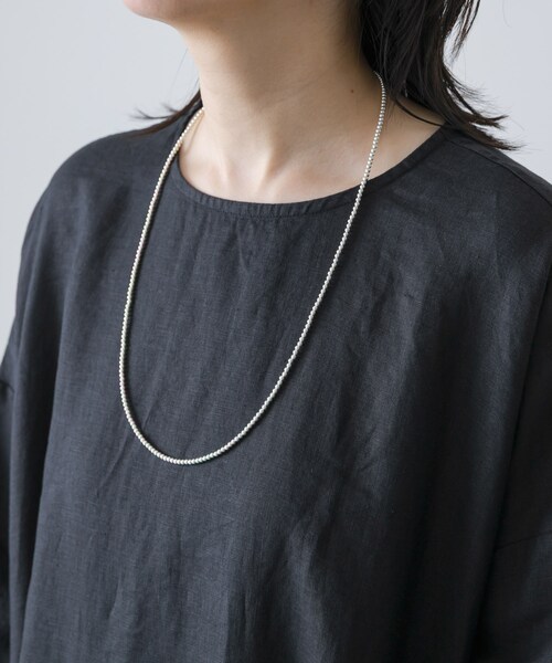 かぐれ（カグレ）の「ERICKA NICOLAS BEGAY　PLAIN DESIGN NECKLACE 70（ネックレス・レディース・SHINY/OXIDIZED・70）」の3枚目の写真