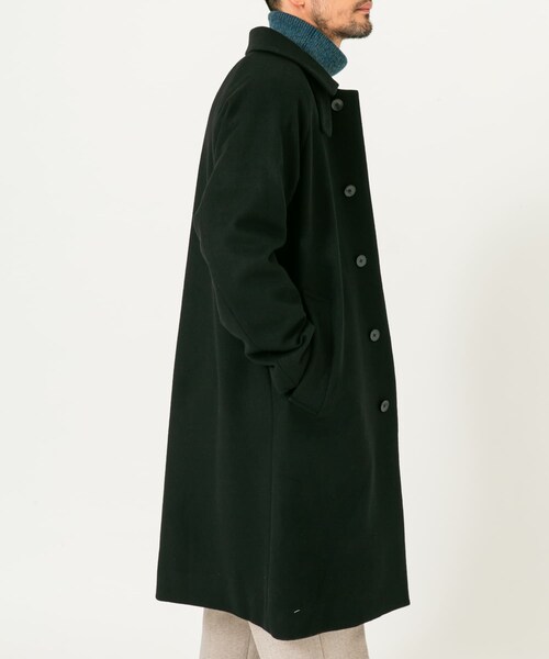 URBAN RESEARCH ROSSO(アーバンリサーチロッソ)の「スーパー100 オーバーバルマカンコート(ステンカラーコート・メンズ・CHARCOAL/NAVY/BLACK・M/L)」の15枚目の写真
