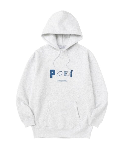 bonjour records(ボンジュールレコーズ)の「POET MEETS DUBWISE/ポエトミーツダブワイズ POET Hoodie(パーカー・レディース・ブラック/グレー/オリーブ・L/M/XL)」の12枚目の写真