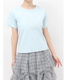 dazzlin | 【UV】ラインストーングラフィックロゴTシャツ(Tシャツ/カットソー)