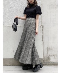 dazzlin | テクスチャーナロースカート(スカート)