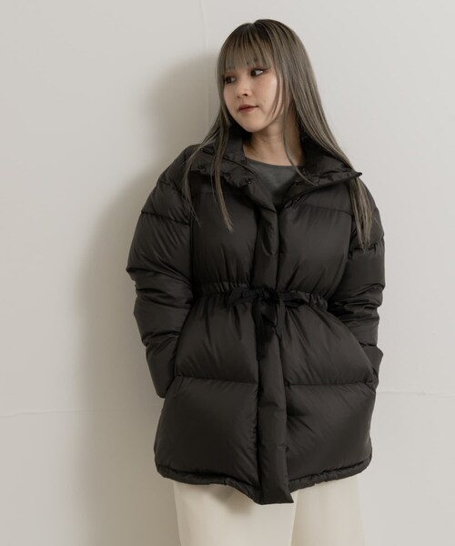 THE GOODLAND MARKET（ザグッドランドマーケット）の「KWD　MIDDLE DOWN JACKET（その他アウター・レディース・Black/White/Beige・FREE）」の8枚目の写真