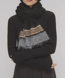 KBF | エンドボーダーデザインマフラー(マフラー)