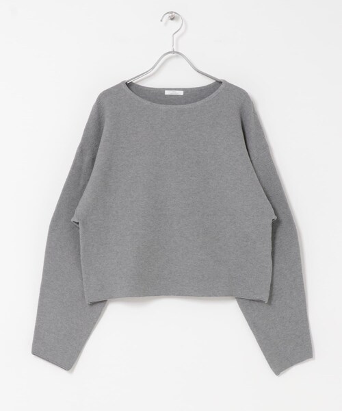 ITEMS URBANRESEARCH（アイテムズ アーバンリサーチ）の「バナナスリーブニット（ニット/セーター・レディース・OFF×BLK/RED/GRY/NVY×OFF・FREE）」の18枚目の写真