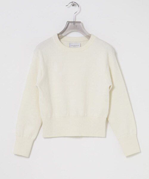 URBAN RESEARCH(アーバンリサーチ)の「new basic FLUID BABY KNIT(ニット/セーター・レディース・WHITE/BLACK・Free)」の4枚目の写真