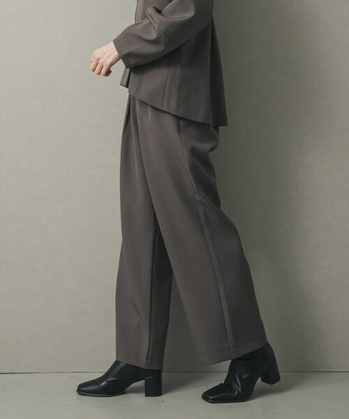 SENSE OF PLACE by URBAN RESEARCH（センスオブプレイスバイアーバンリサーチ）の「ウエストタックジャケットセットアップ（セットアップ・レディース・BLACK/GRAY/BEIGE・S/M）」の17枚目の写真