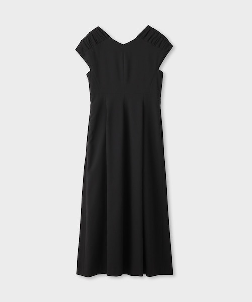ROPE'(ロペ)の「【一部店舗限定】【REALM(レルム)】WRAP FLARE DRESS|カシュクールフレアワンピース 26SS(ワンピース・レディース・ブラック/カーキ・36/38)」の16枚目の写真