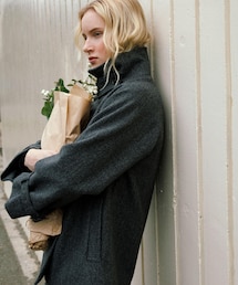 URBAN RESEARCH Sonny Label | メルトンジャージースタンドカラーコート(テーラードジャケット)