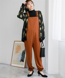 nissen | 大きいサイズカットソーオールインワン(オールインワン・サロペット)