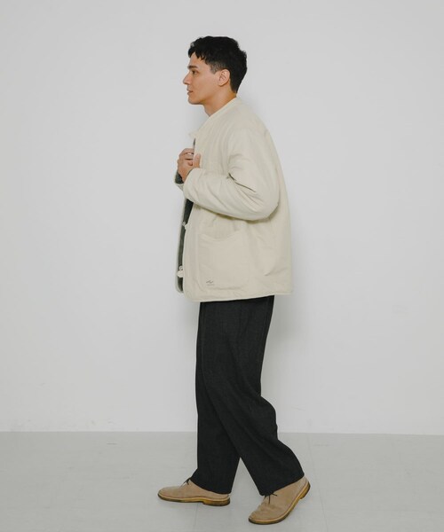 URBAN RESEARCH Sonny Label（アーバンリサーチサニーレーベル）の「『別注』ARMY TWILL×Sonny Label　Reversible Jacket（テーラードジャケット・メンズ・IVORY/KHAKI/BLACK/NAVY・S/M/L）」の16枚目の写真