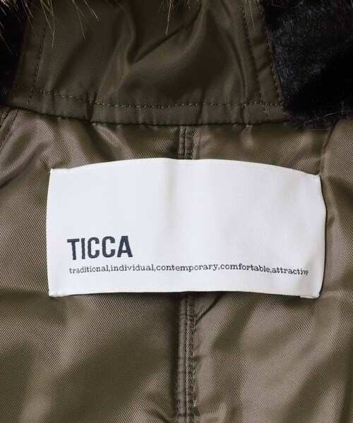 URBAN RESEARCH（アーバンリサーチ）の「TICCA　ショートN2Bジャケット（ブルゾン・レディース・khaki/brown・FREE）」の9枚目の写真