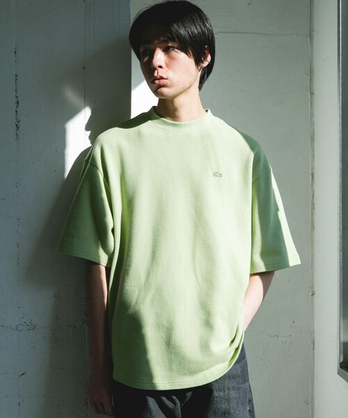 URBAN RESEARCH DOORS(アーバンリサーチドアーズ)の「『別注』LACOSTE×DOORS THICK PIQUE ROUND SHORT-SLEEVE(Tシャツ/カットソー・メンズ・HAMMAM/ABYSS BLUE/BIRCH/BLACK BIRD・3/4/5)」の17枚目の写真