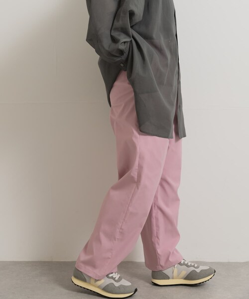 THE GOODLAND MARKET（ザグッドランドマーケット）の「『別注』MIDIUMISOLID×TGM　tuck wide tapered PT（その他パンツ・レディース・BLACK/KHAKI/PINK・one）」の21枚目の写真