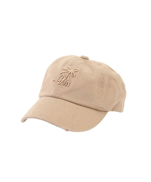 GYDA(ジェイダ)の「クラッシュ刺繍CAP(ハット・レディース・ダークグレー・F)」の1枚目の写真