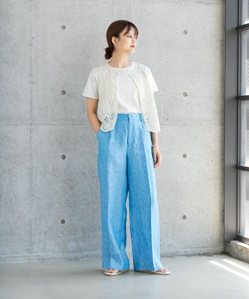 URBAN RESEARCH(アーバンリサーチ)の「『MADE IN JAPAN』NUANCE COLOR T-SHIRTS(Tシャツ/カットソー・レディース・STEEL/TOMATO/LEMON/BROWN・FREE)」の13枚目の写真