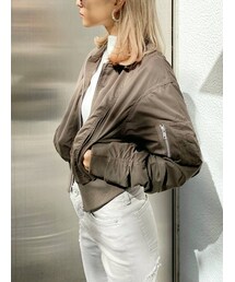 GYDA | ショートギャザーMA1(MA-1)