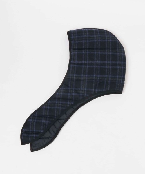 THE GOODLAND MARKET（ザグッドランドマーケット）の「SREU　ウールキルティングフード（ニットキャップ/ビーニー・レディース・BROWN/NAVY・FREE）」の14枚目の写真