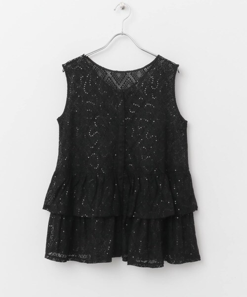 ITEMS URBANRESEARCH(アイテムズ アーバンリサーチ)の「シアースパンコールペプラムトップス(その他トップス・レディース・L.BEG/BLK・FREE)」の10枚目の写真