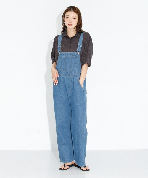 URBAN RESEARCH Sonny Label（アーバンリサーチサニーレーベル）の「デニムオーバーオール（サロペット/オーバーオール・レディース・ワンウォッシュ/インディゴ・FREE）」の19枚目の写真