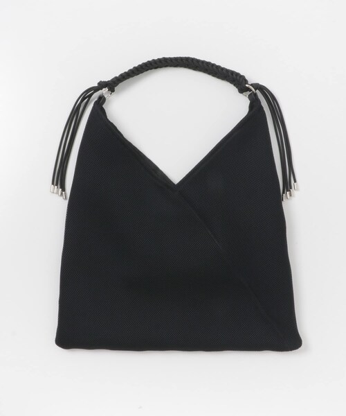 URBAN RESEARCH Sonny Label（アーバンリサーチサニーレーベル）の「LE VERNIS　パラコードハンドルメッシュバッグ（ハンドバッグ・レディース・ブラック/ベージュ・one）」の6枚目の写真