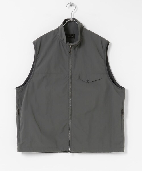 EKAL（エカル）の「『UR TECH』ナイロンタッサーベスト（テーラードジャケット・メンズ・ネイビー/グラファイト・M/L）」の11枚目の写真