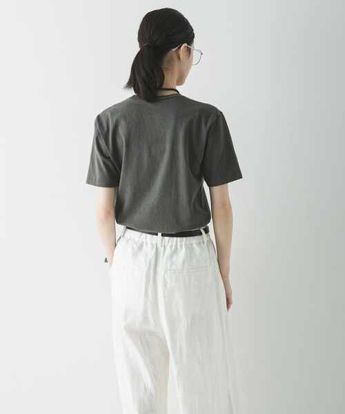 URBAN RESEARCH（アーバンリサーチ）の「『別注』Mixta×URBAN RESEARCH　HEMET（Tシャツ/カットソー・レディース・CAMEL/NATURAL/V BLACK・S）」の7枚目の写真