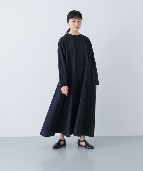 かぐれ（カグレ）の「Aラインワンピース（ワンピース・レディース・NAVY/BLACK・Free）」の2枚目の写真