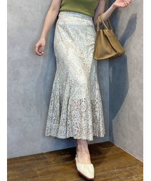 dazzlin | ハイウエストレースマーメイドスカート(スカート)