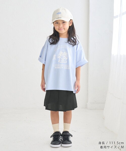 ROPE' PICNIC（ロペピクニック）の「【KIDS】DOGプリントトップス（Tシャツ/カットソー・キッズ・オフホワイト/サックス/ピンク・L/M/S）」の16枚目の写真