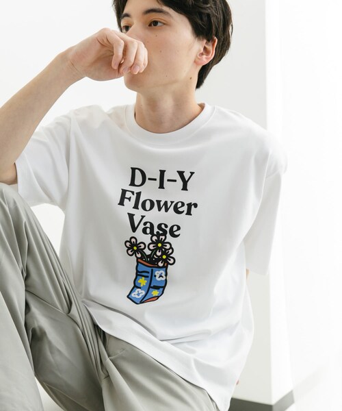 SENSE OF PLACE by URBAN RESEARCH(センスオブプレイスバイアーバンリサーチ)の「『別注』OATSIDE×SENSE OF PLACE グラフィックショートスリーブ Tシャツ A(Tシャツ/カットソー・メンズ・WHITE/BLACK/L.BLUE・M/L)」の9枚目の写真