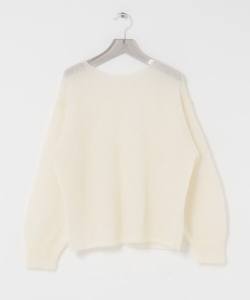 URBAN RESEARCH(アーバンリサーチ)の「ヘアリールーズニット(ニット/セーター・レディース・L.PINK/RED/L.BLUE/TOP GRAY/OFF WHITE・Free)」の14枚目の写真