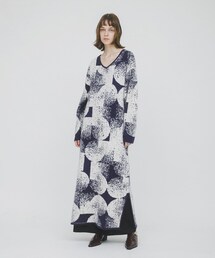LAATO | 5 patterned knit dress(ワンピース)
