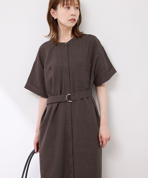 ROPE' PICNIC(ロペピクニック)の「サックワンピース(ワンピース・レディース・ダークブラウン/ベージュ系/ネイビー・36/38)」の11枚目の写真