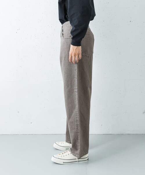 URBAN RESEARCH(アーバンリサーチ)の「11.8oz COL/DENIM WIDE PANTS(デニムパンツ・メンズ・MOCHA/BLEACH・M/L)」の12枚目の写真