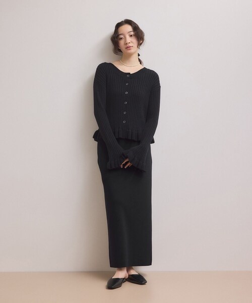 ADAM ET ROPE'(アダムエロペ)の「フラットミュール(サンダル・レディース・ブラック/ベージュ・36.0/37.0/38.0)」の12枚目の写真