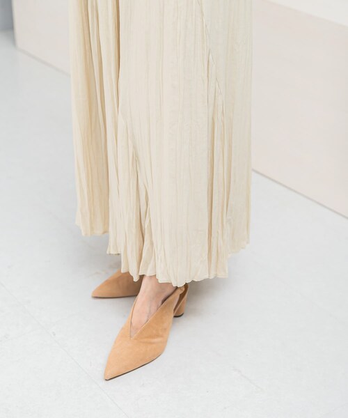 URBAN RESEARCH ROSSO（アーバンリサーチロッソ）の「ワッシャープリーツスカート（スカート・レディース・CREAM/SAX/MOCHA・36/38）」の10枚目の写真