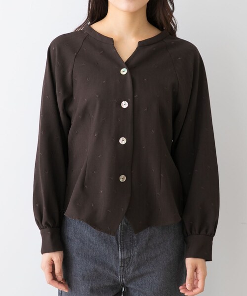 URBAN RESEARCH ROSSO（アーバンリサーチロッソ）の「F by ROSSO　ハート刺繍2WAYブラウス（シャツ/ブラウス・レディース・GRAY/BROWN・Free）」の13枚目の写真